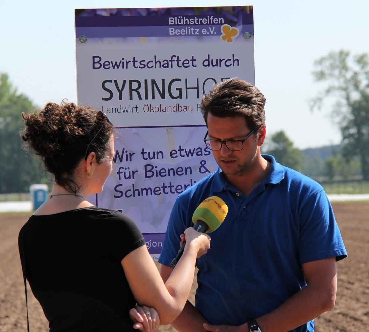 Interview beim Projektpartner Syringhof