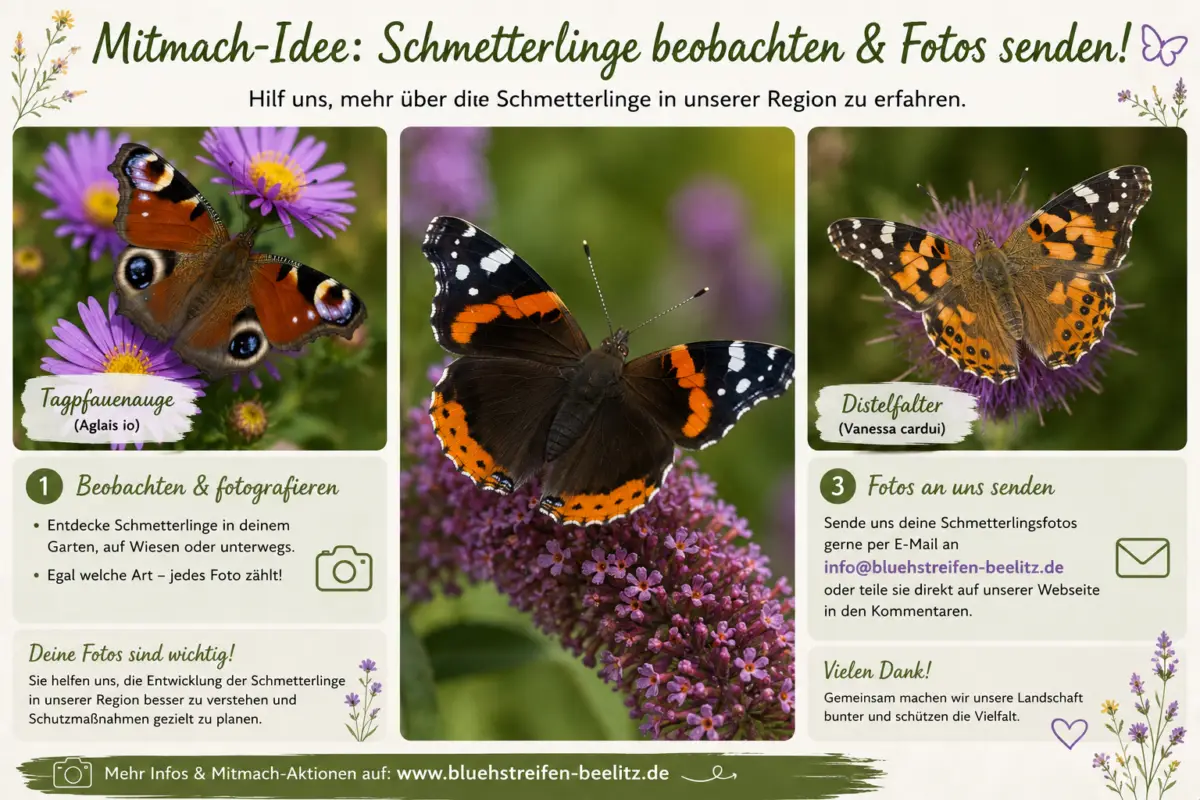 Schmetterling auf einer blütenreichen Sommerwiese beim Schmetterlingssommer 2026
